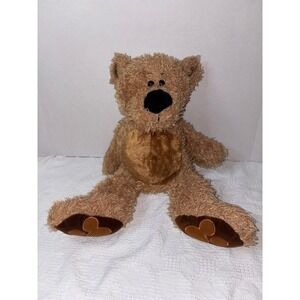 Disney Store‎ Plush Teddy Bear Stuffed Animal Brown Paw Accents 16"